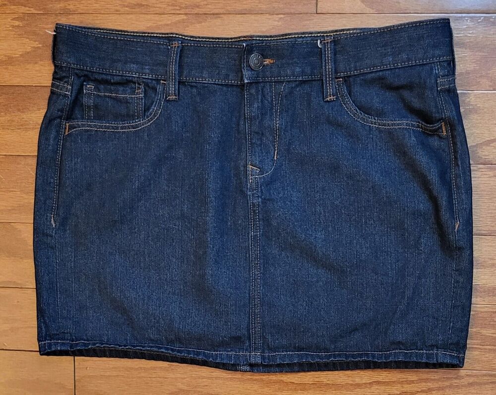 Old Navy Womens Denim Jean Mini Skirt Size 10